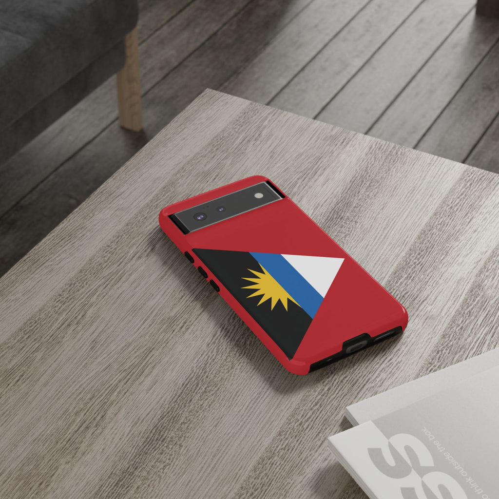 Antigua and Barbuda Flag Tough Phone Case - Irie Blues Boutique