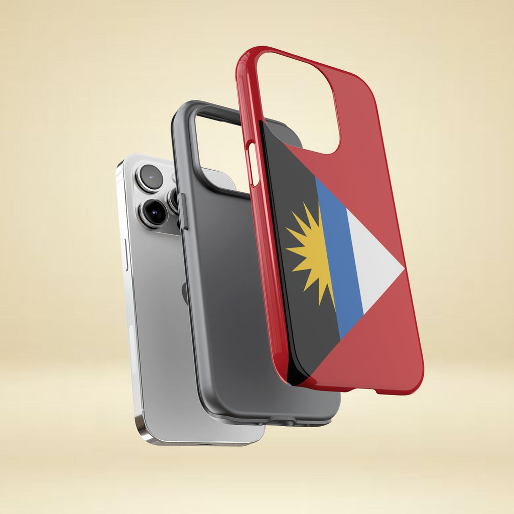 Antigua and Barbuda Flag Tough Phone Case - Irie Blues Boutique