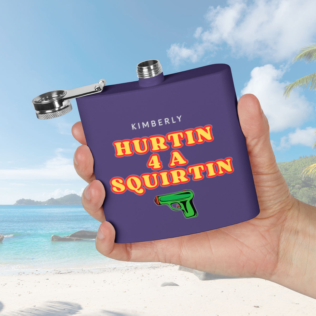Custom Dirty Bachelorette Party Flasks Funny Bridal Shower Gift - Irie Blues Boutique