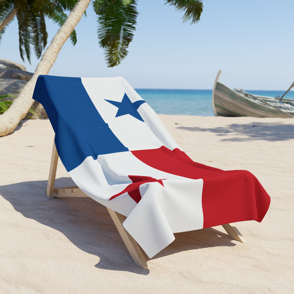 Panama Flag Beach Towel