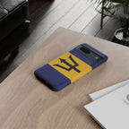 Barbados Flag Tough Phone Case - Irie Blues Boutique