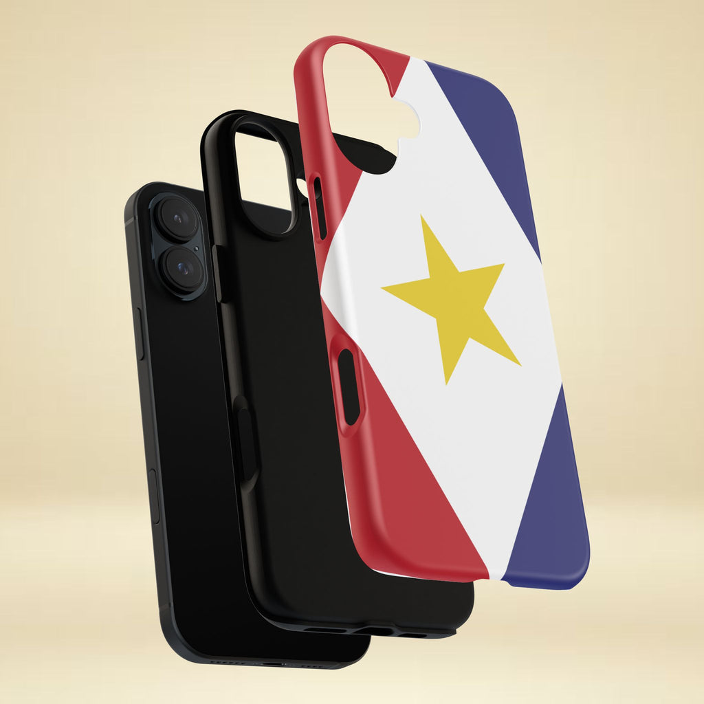 Saba Flag Tough Phone Case - Irie Blues Boutique