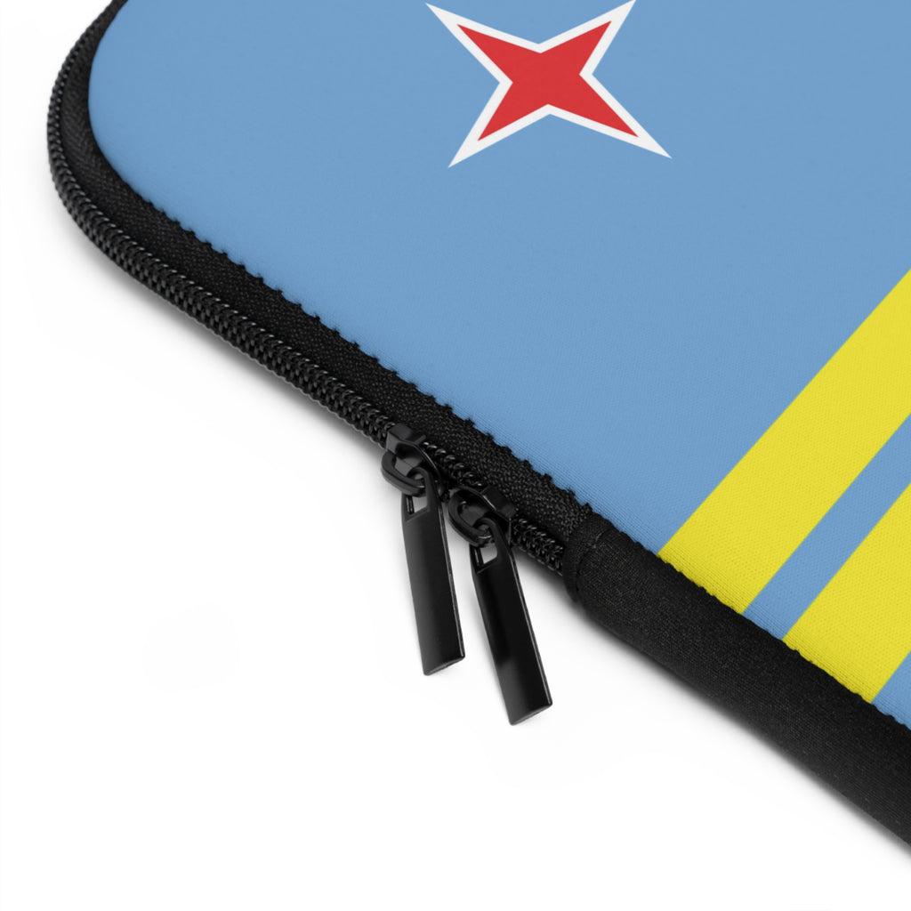 Aruba Flag Laptop Sleeve Case - Irie Blues Boutique