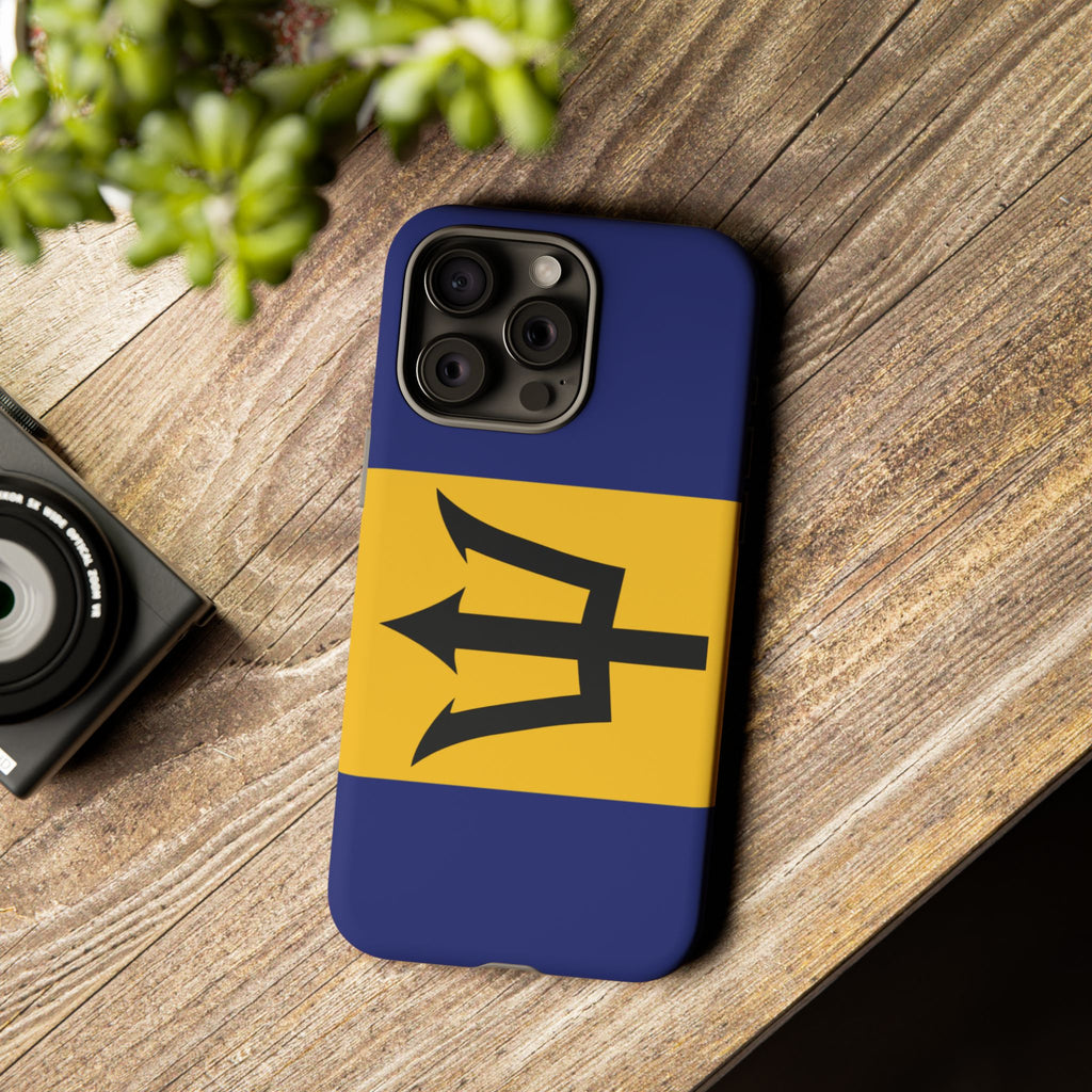 Barbados Flag Tough Phone Case - Irie Blues Boutique