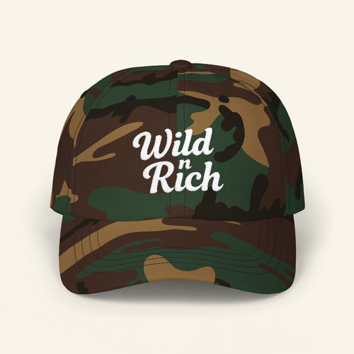 Wild n Rich, Stylish Gift for Dads, Outdoor Adventures, Casual Wear, Father's Day, Trendy Hat - Irie Blues Boutique