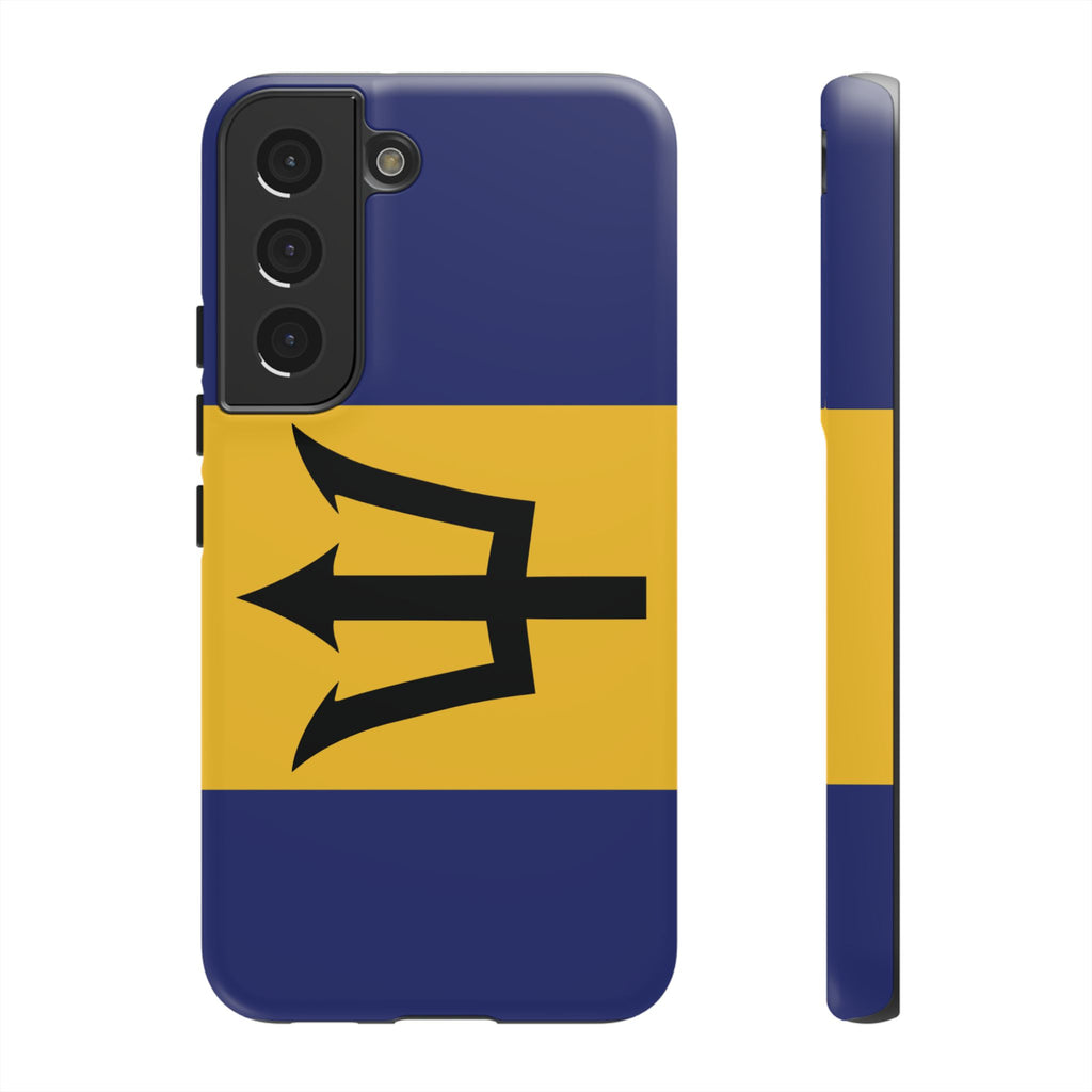 Barbados Flag Tough Phone Case - Irie Blues Boutique
