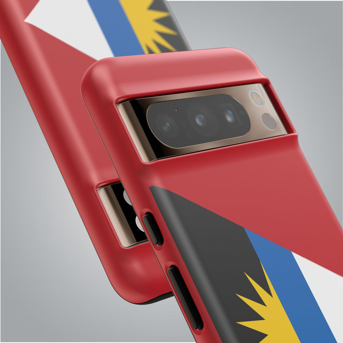 Antigua and Barbuda Flag Tough Phone Case - Irie Blues Boutique