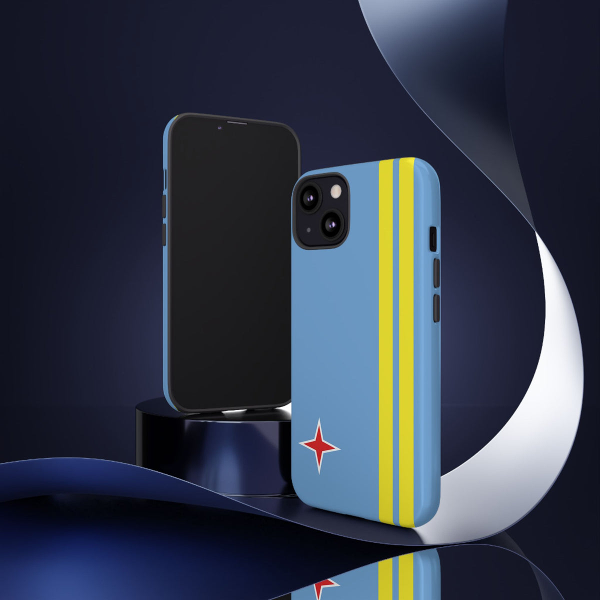 Aruba Flag Tough Phone Case - Irie Blues Boutique