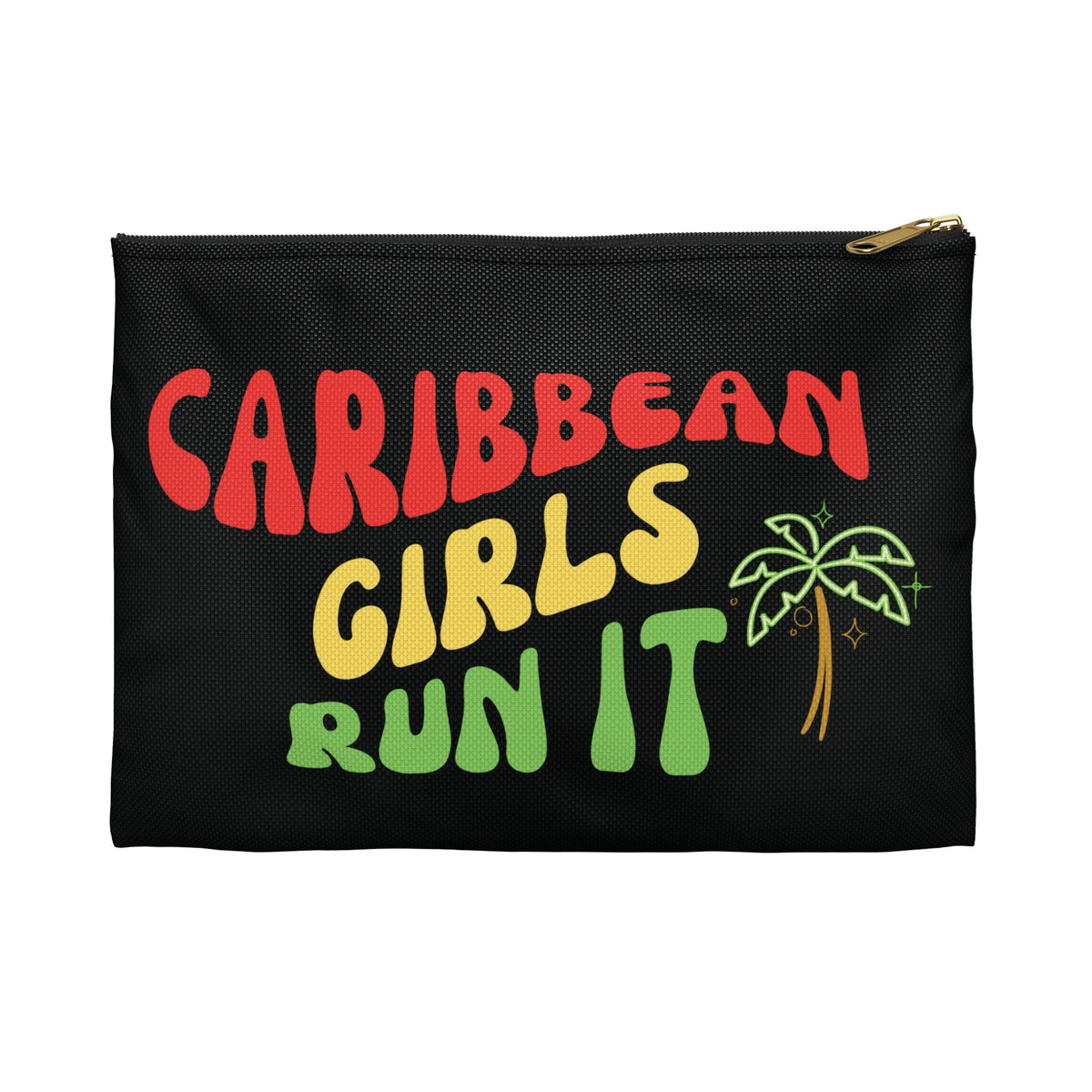 Caribbean Girls Run It Pouch - Irie Blues Boutique