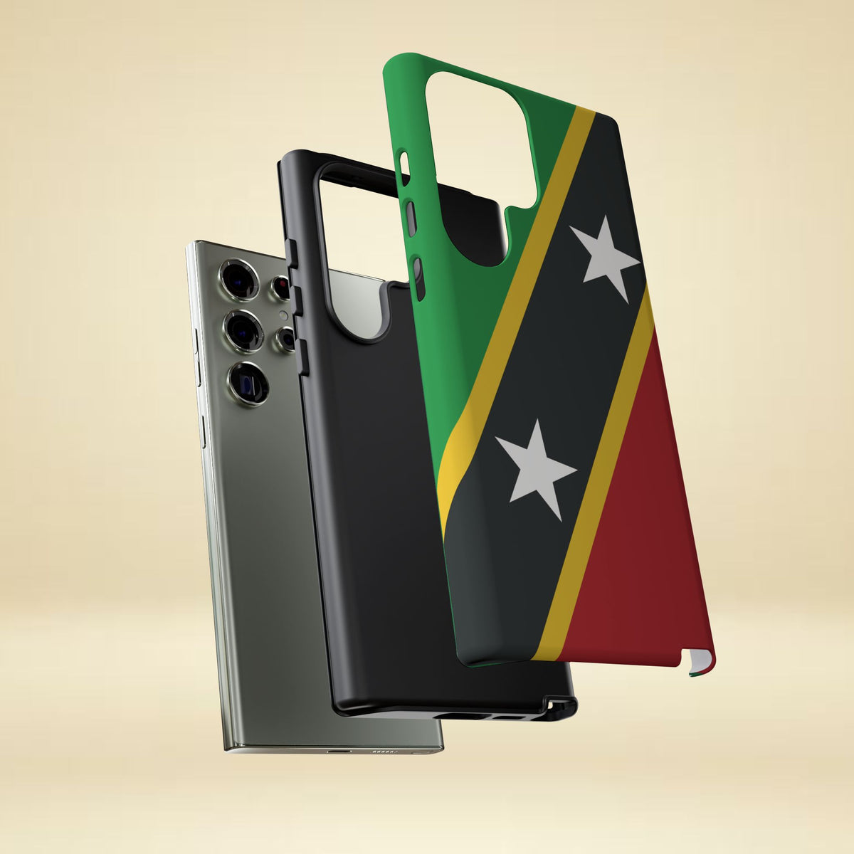 Saint Kitts and Nevis Flag Tough Phone Case - Irie Blues Boutique