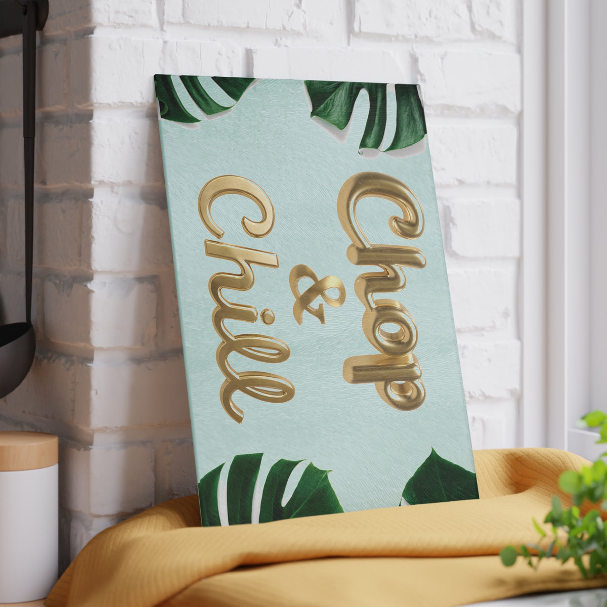 Chop & Chill Glass Cutting Board