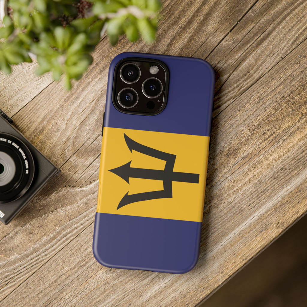 Barbados Flag Tough Phone Case - Irie Blues Boutique