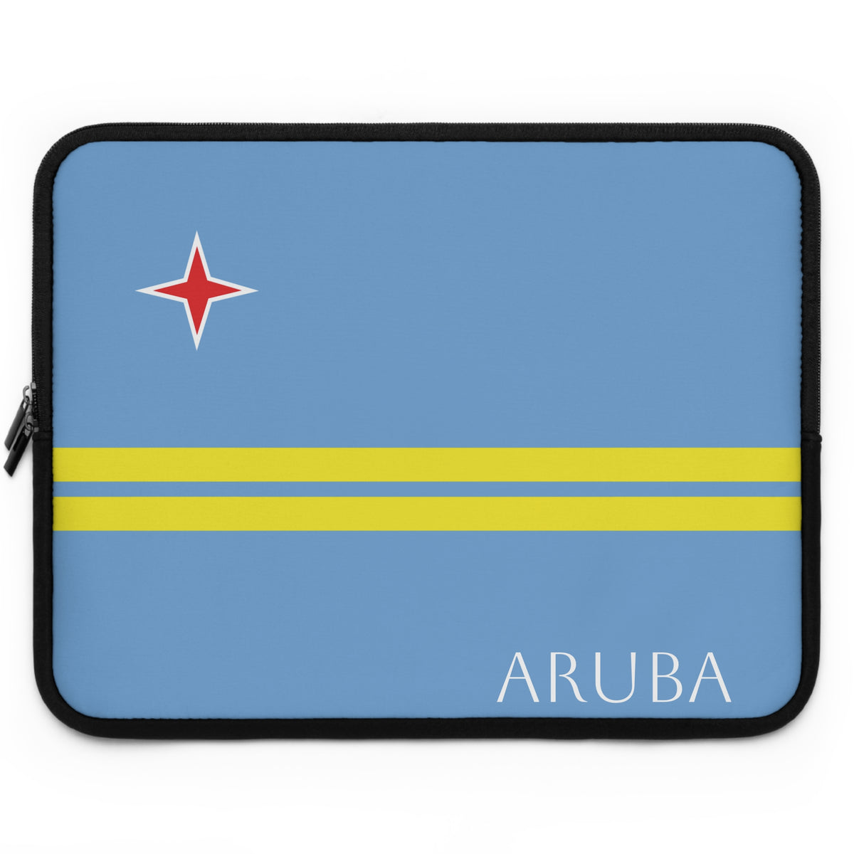 Aruba Flag Laptop Sleeve Case - Irie Blues Boutique