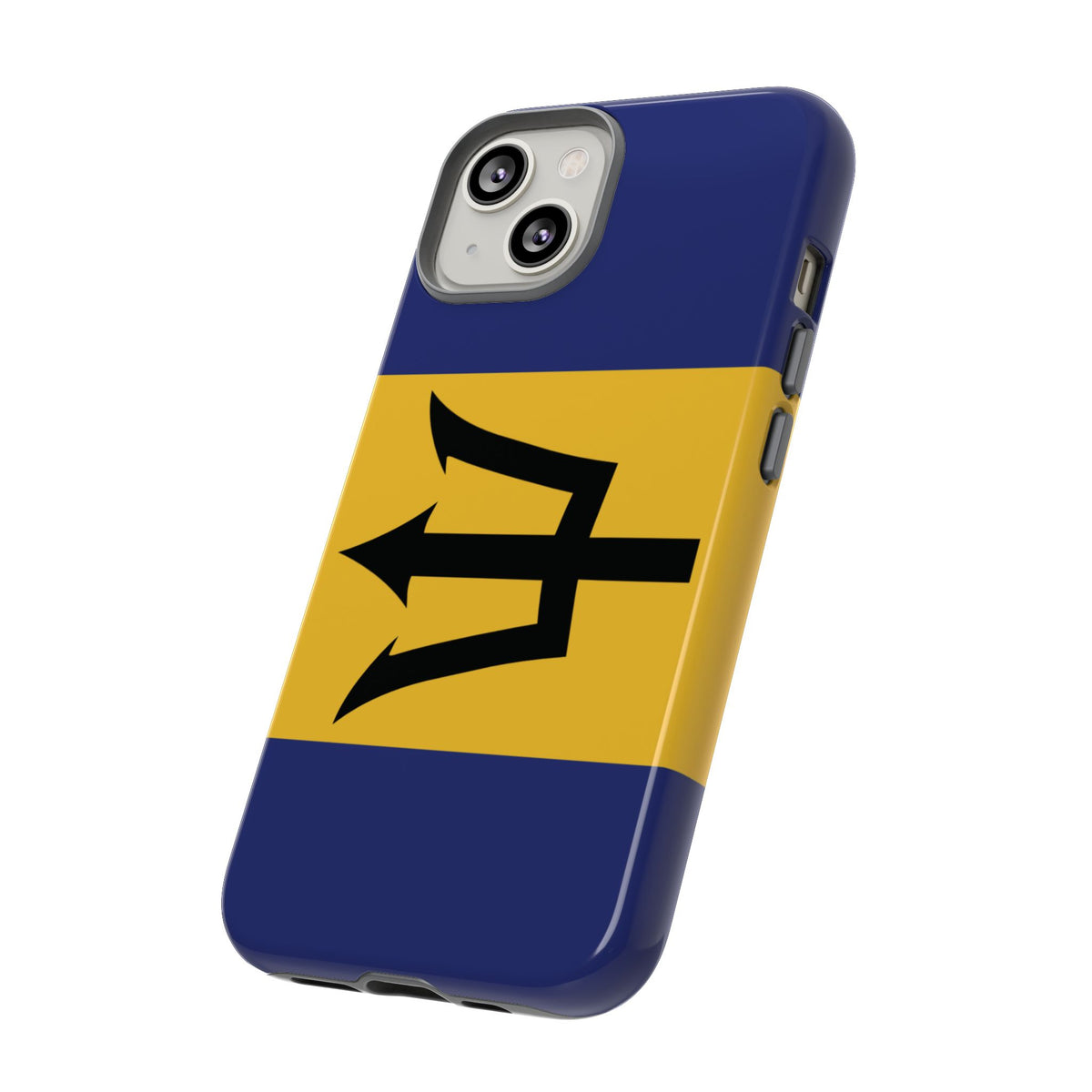 Barbados Flag Tough Phone Case - Irie Blues Boutique