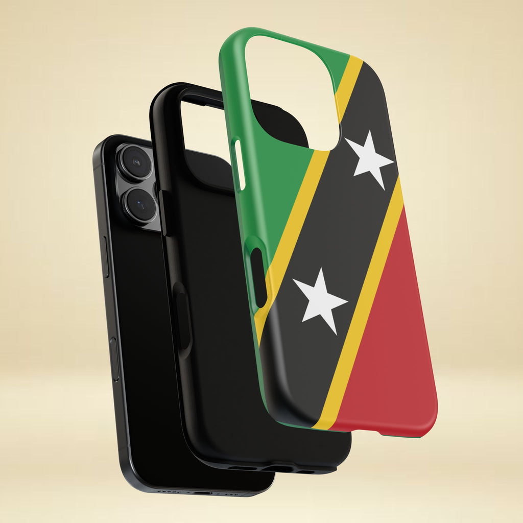 Saint Kitts and Nevis Flag Tough Phone Case - Irie Blues Boutique