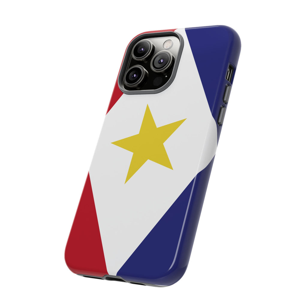 Saba Flag Tough Phone Case - Irie Blues Boutique