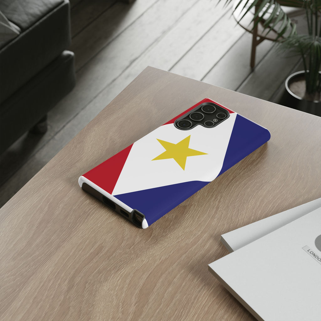 Saba Flag Tough Phone Case - Irie Blues Boutique