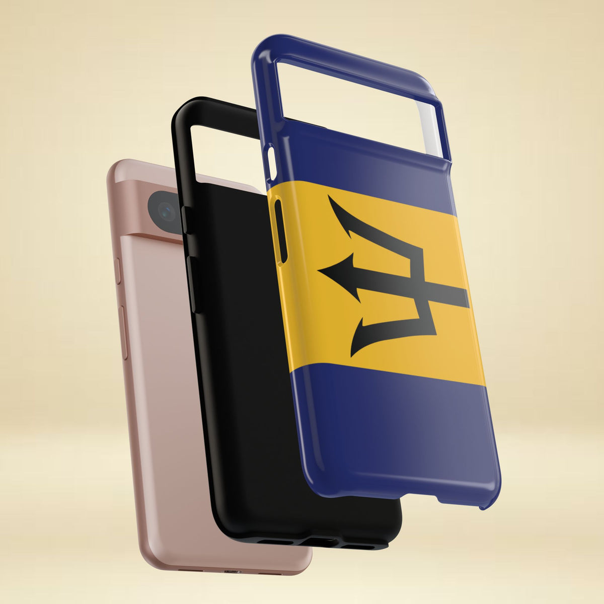 Barbados Flag Tough Phone Case - Irie Blues Boutique