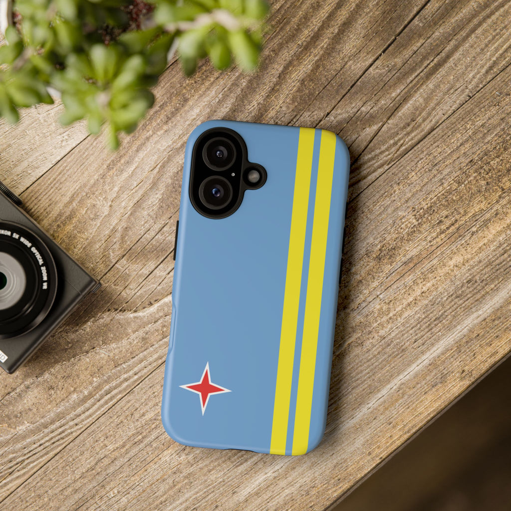 Aruba Flag Tough Phone Case - Irie Blues Boutique