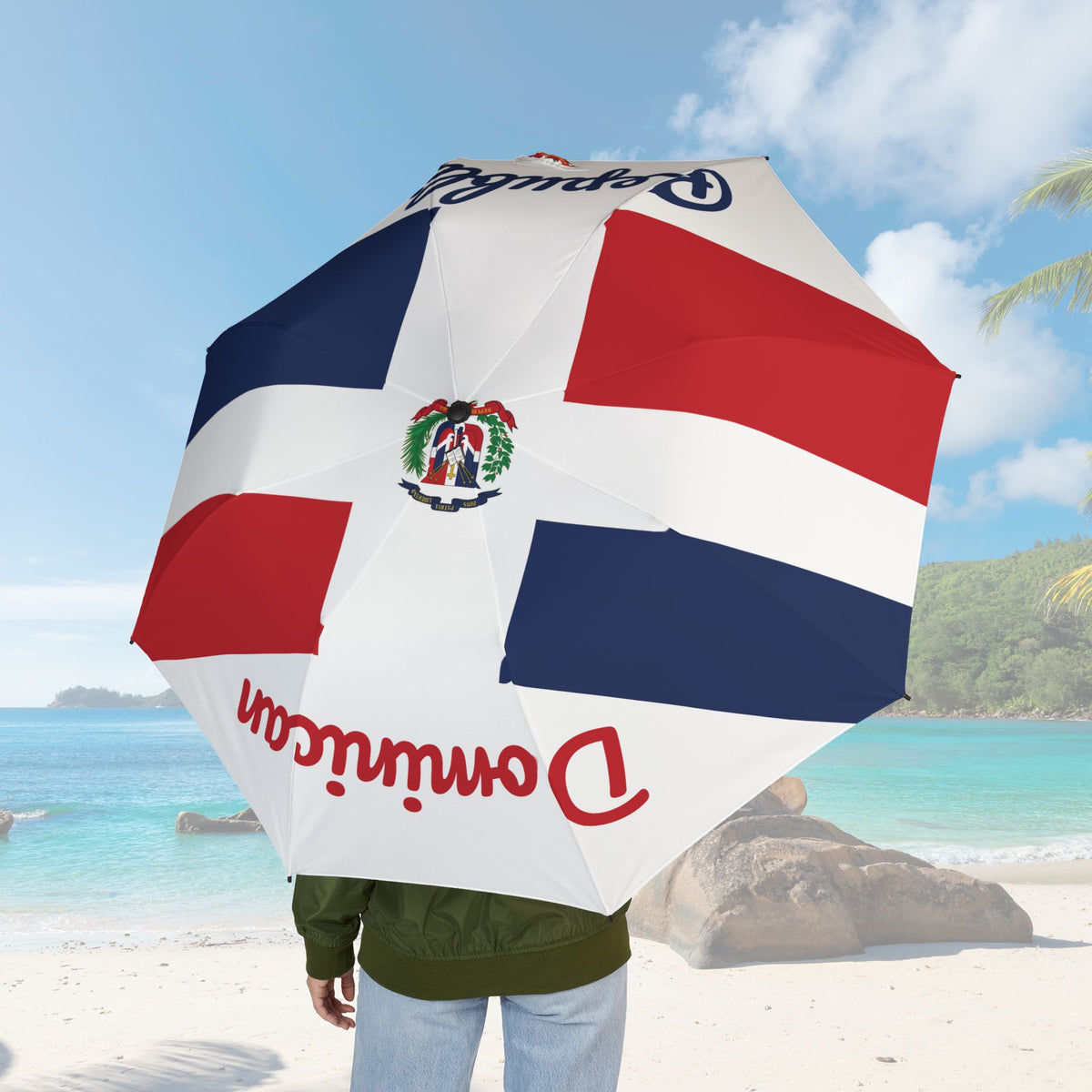 Dominican Republic Flag Umbrella