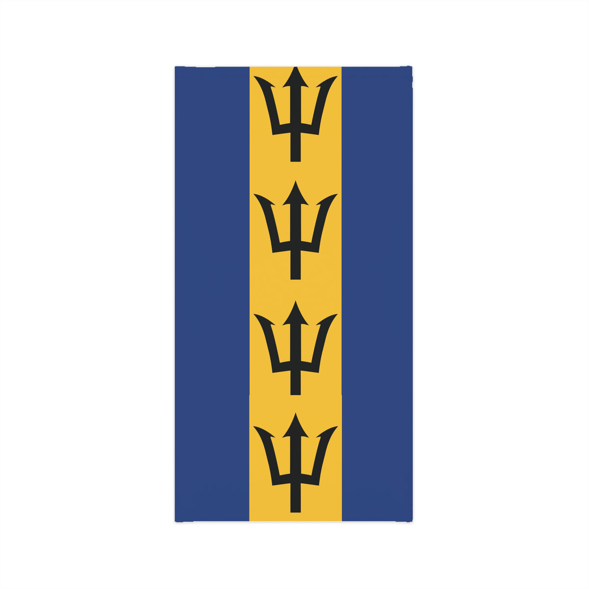 Barbados Flag Carnival Mask Neck Gaiter - Irie Blues Boutique