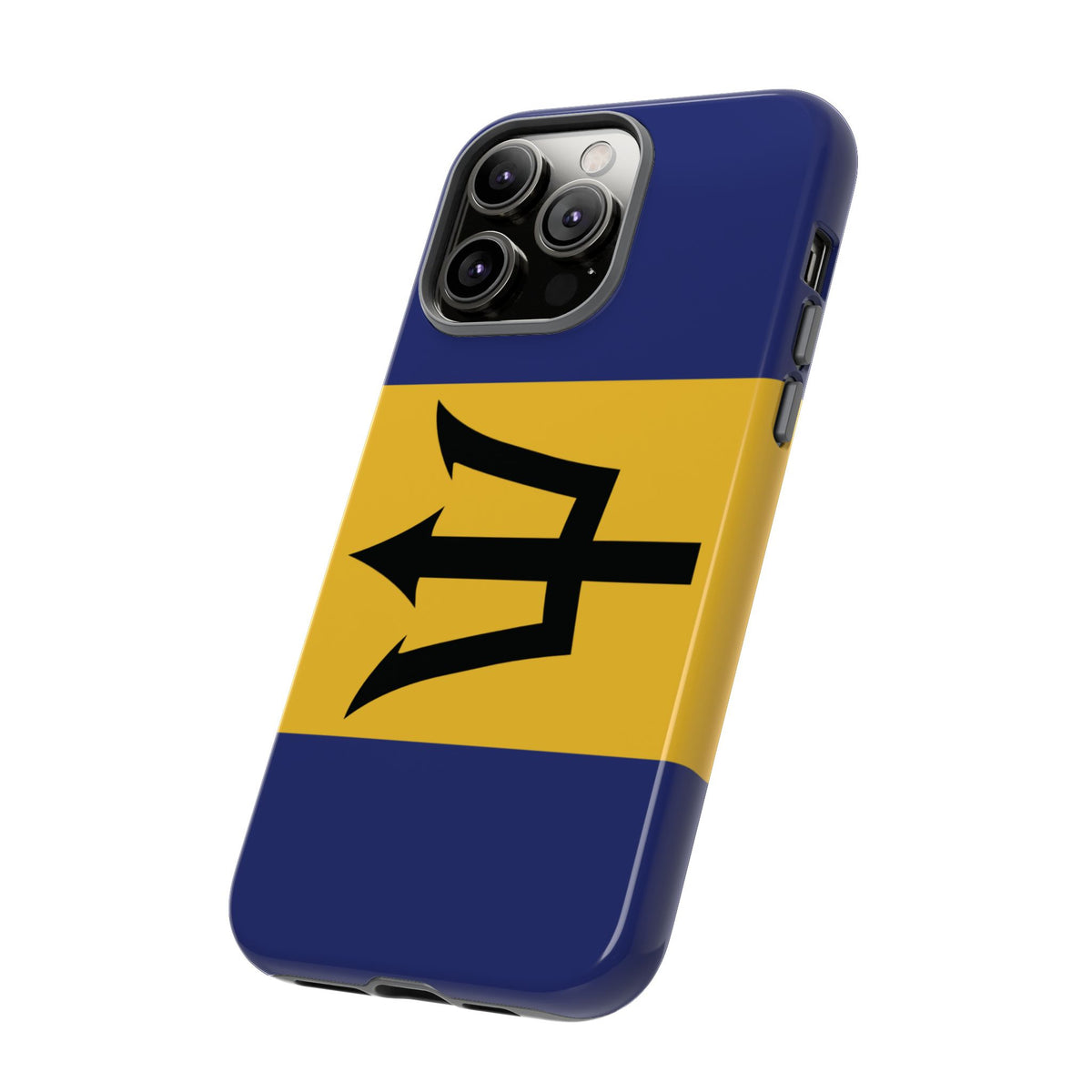 Barbados Flag Tough Phone Case - Irie Blues Boutique