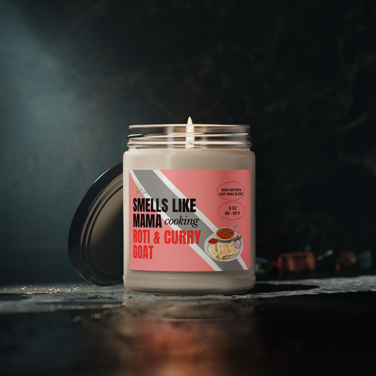 Mama Cooking Roti & Curry Goat Candle - Irie Blues Boutique
