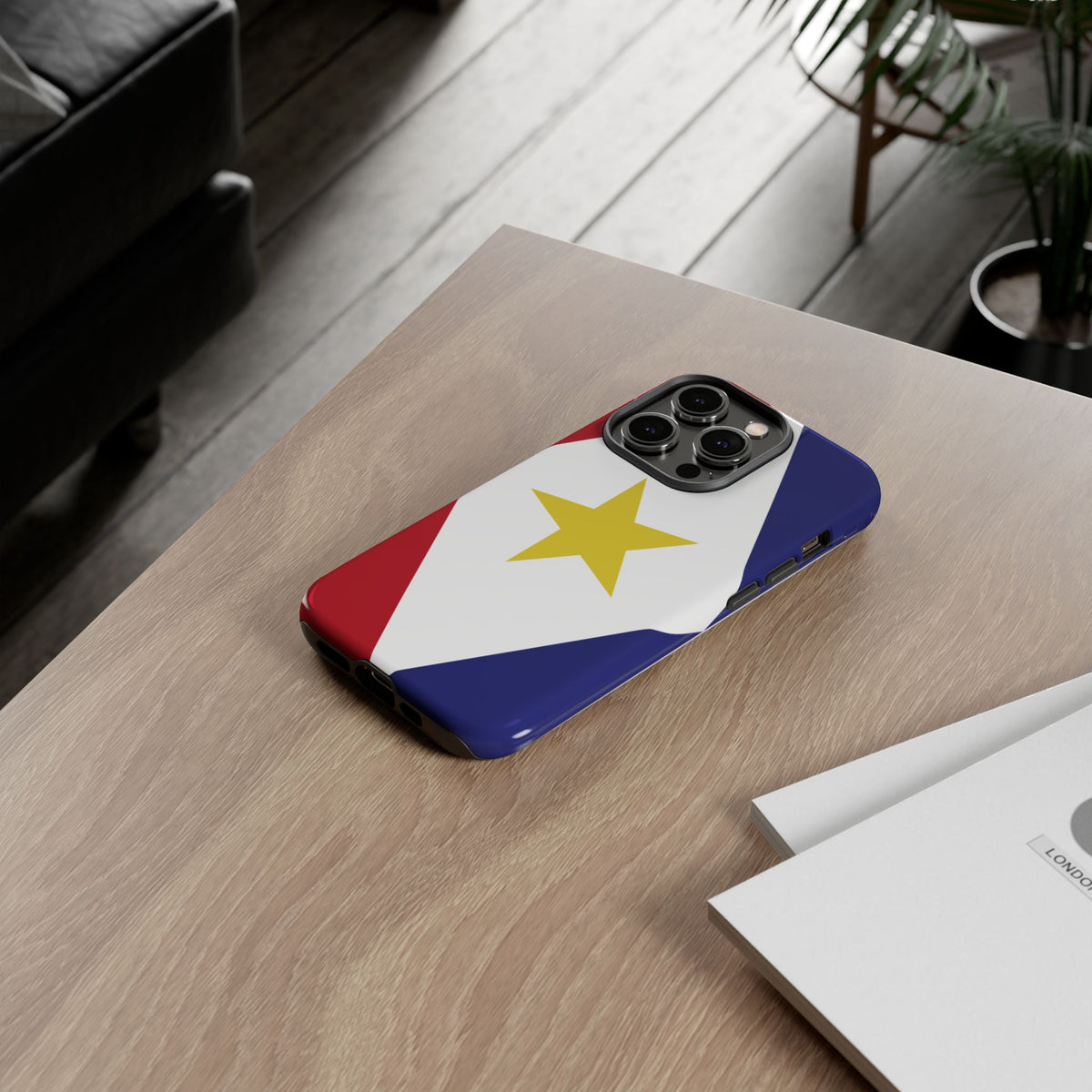 Saba Flag Tough Phone Case - Irie Blues Boutique