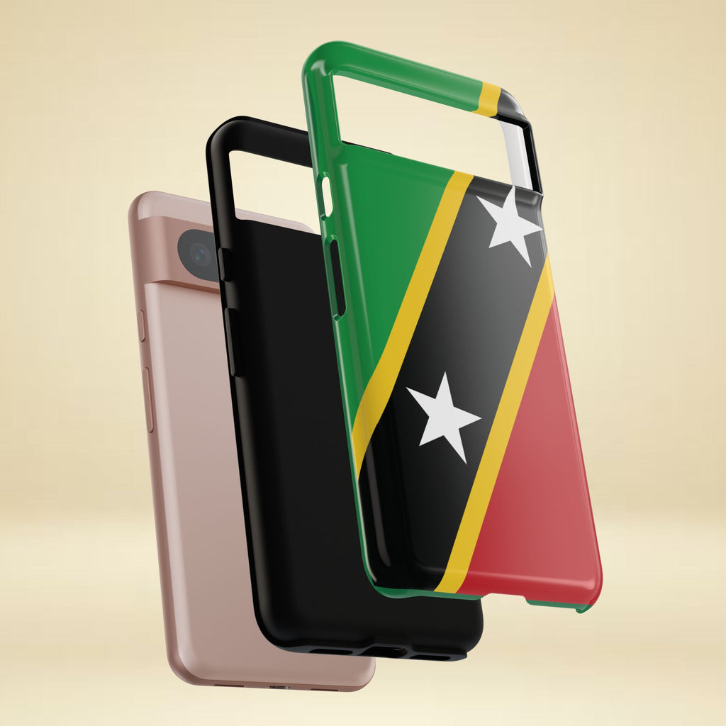 Saint Kitts and Nevis Flag Tough Phone Case - Irie Blues Boutique