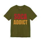 Soca Addict T-Shirt - Fun & Bold Unisex Tee for Music Lovers, Festivals, Parties, Gifts, Summer Wear - Irie Blues Boutique