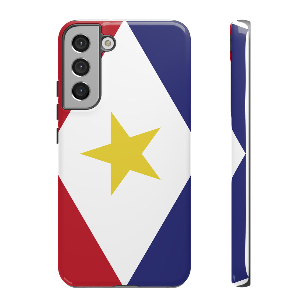 Saba Flag Tough Phone Case - Irie Blues Boutique