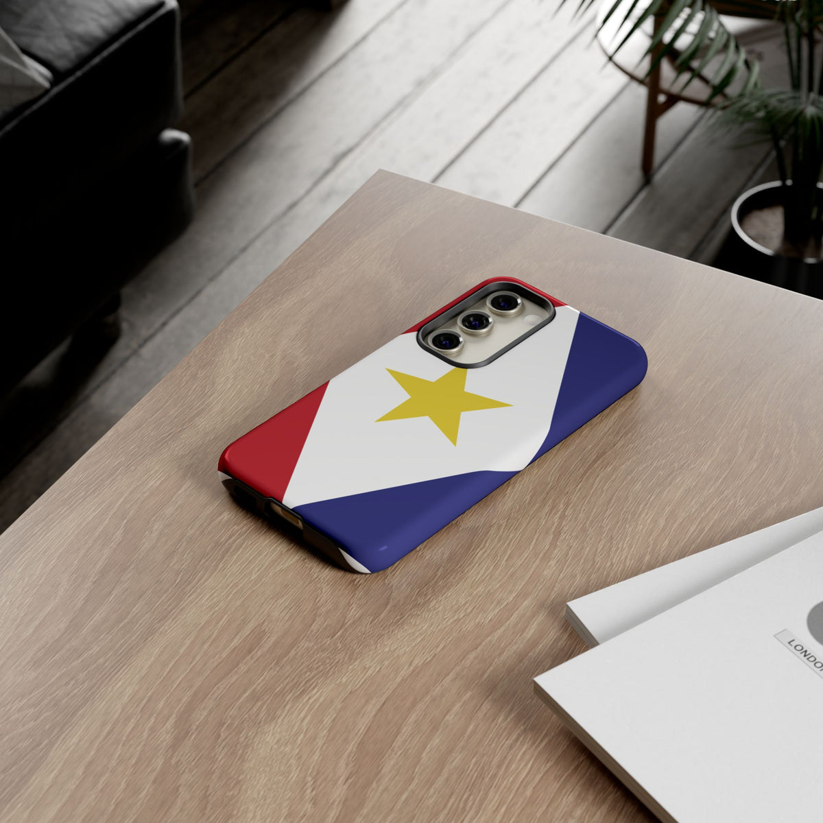 Saba Flag Tough Phone Case - Irie Blues Boutique