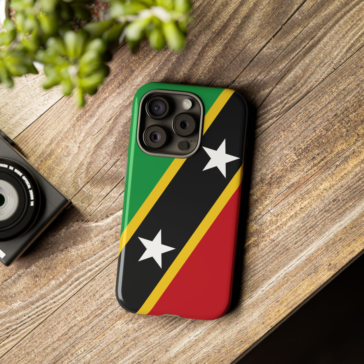 Saint Kitts and Nevis Flag Tough Phone Case - Irie Blues Boutique