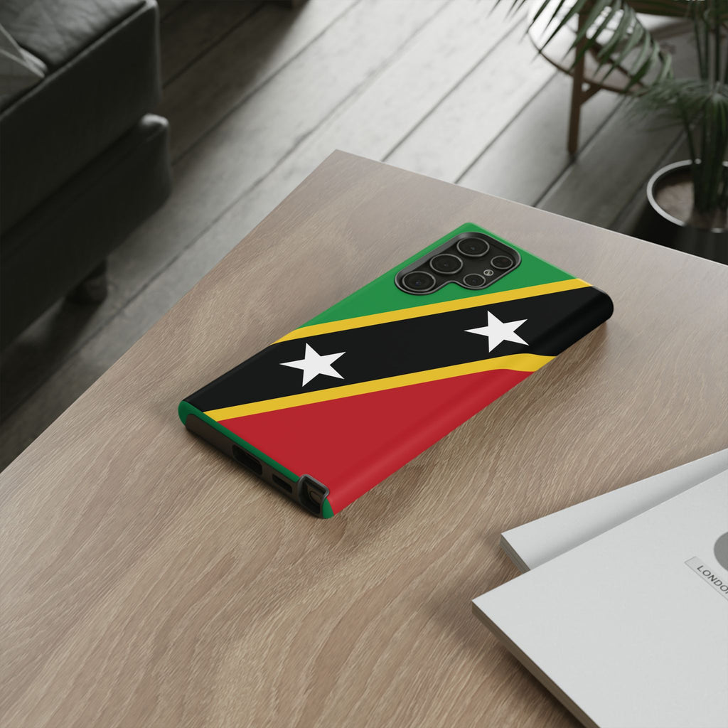 Saint Kitts and Nevis Flag Tough Phone Case - Irie Blues Boutique
