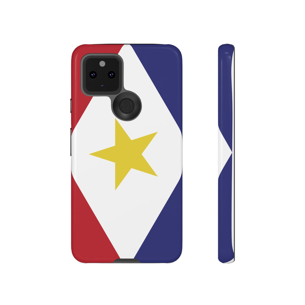 Saba Flag Tough Phone Case - Irie Blues Boutique