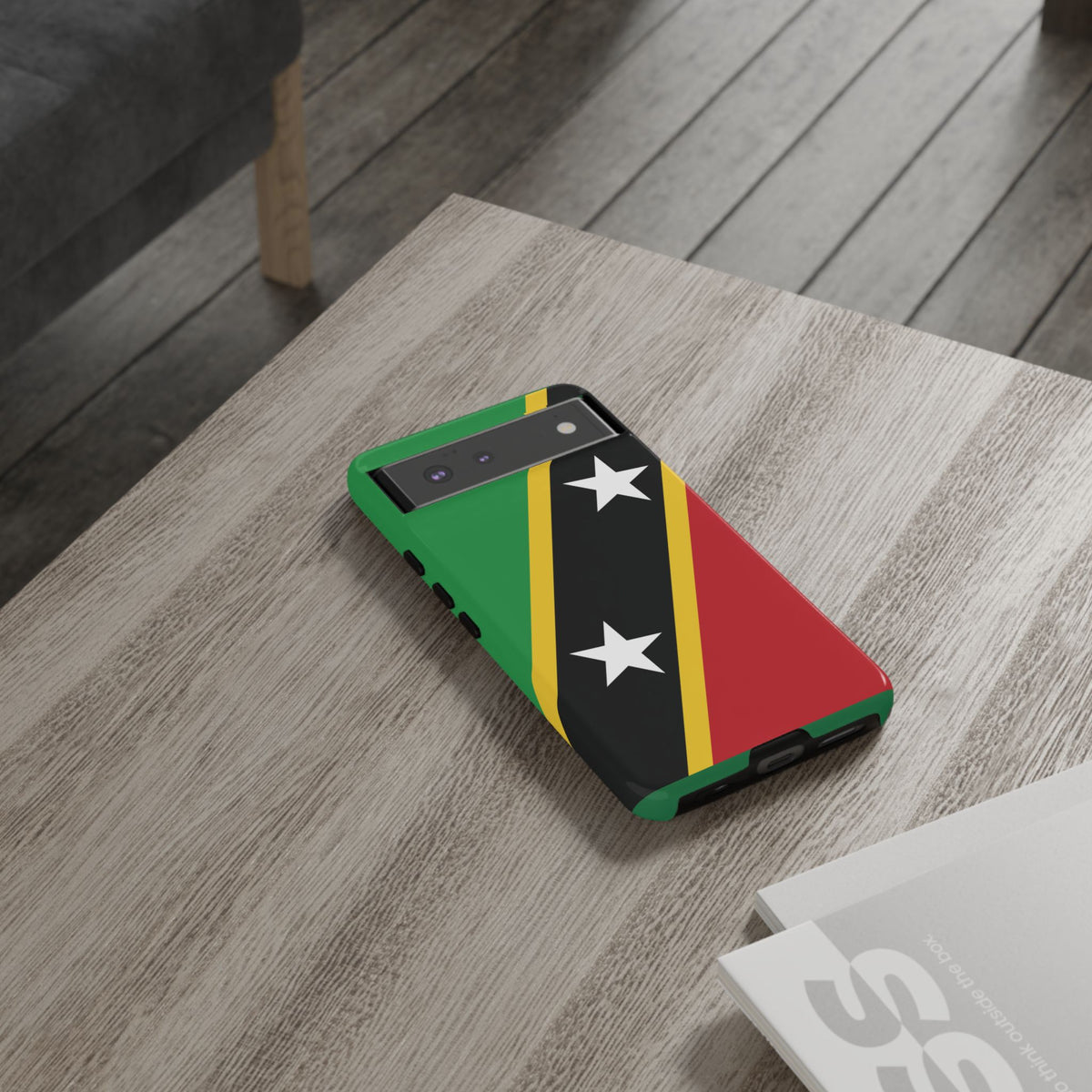 Saint Kitts and Nevis Flag Tough Phone Case - Irie Blues Boutique
