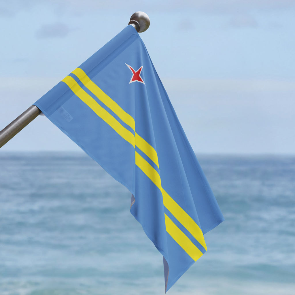Aruba Flag Wall Art - Irie Blues Boutique