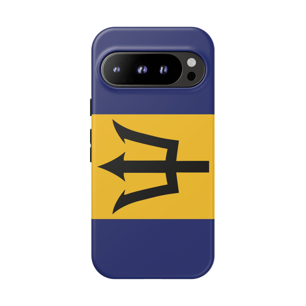 Barbados Flag Tough Phone Case - Irie Blues Boutique