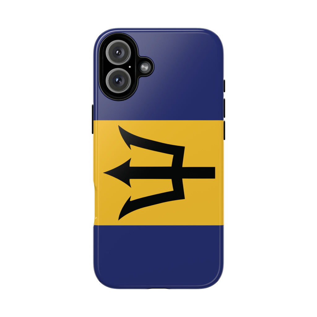 Barbados Flag Tough Phone Case - Irie Blues Boutique