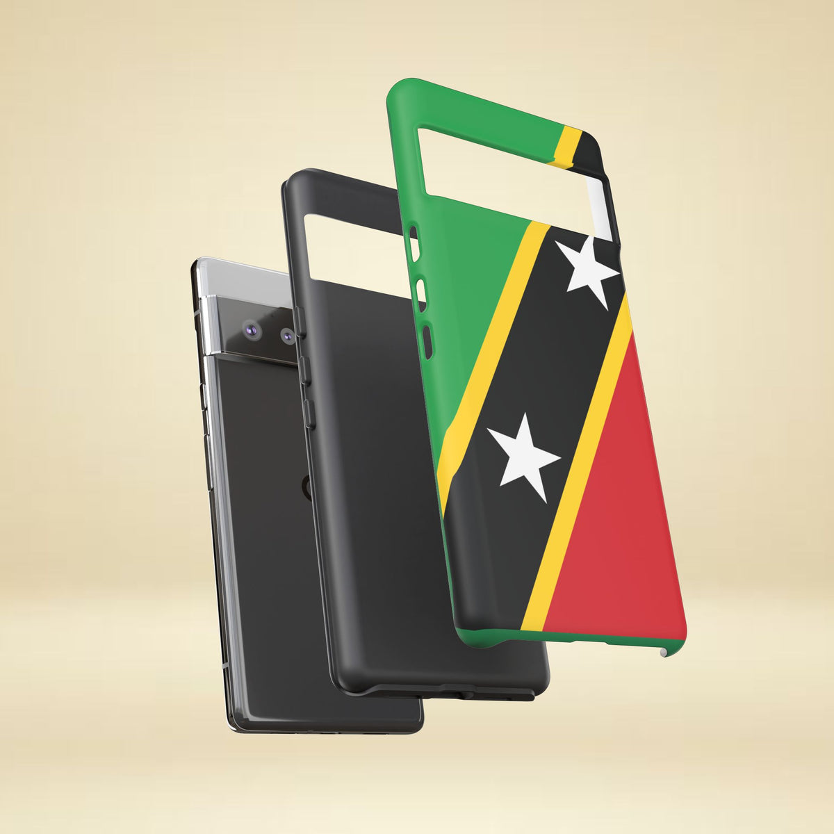 Saint Kitts and Nevis Flag Tough Phone Case - Irie Blues Boutique