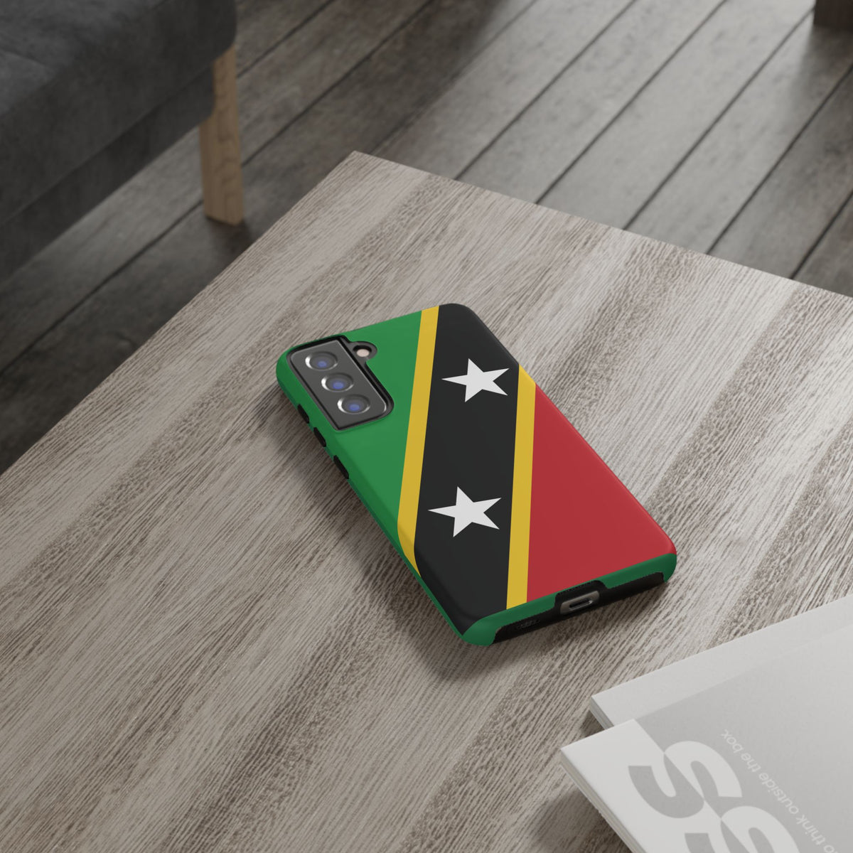Saint Kitts and Nevis Flag Tough Phone Case - Irie Blues Boutique