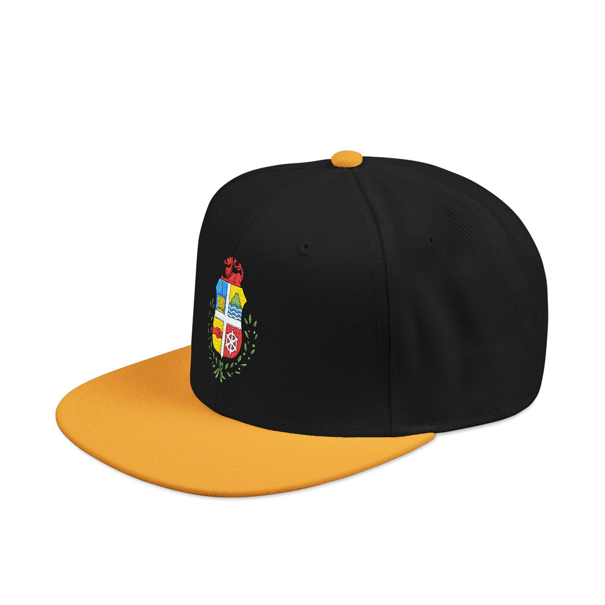 Aruba Coat of Arms Embroidered Snapback Hat - Irie Blues Boutique