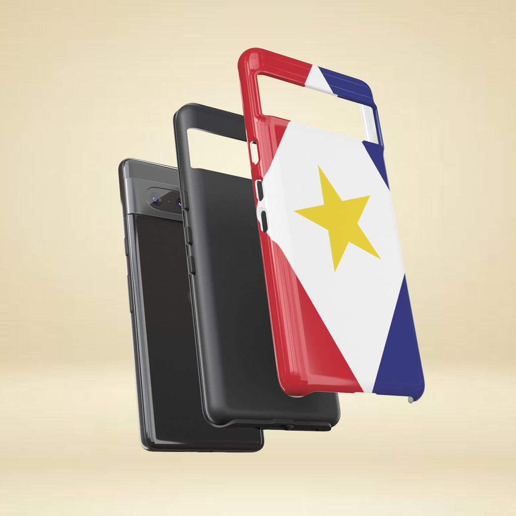 Saba Flag Tough Phone Case - Irie Blues Boutique