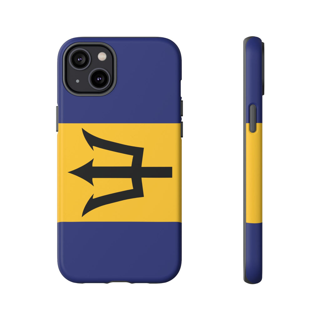 Barbados Flag Tough Phone Case - Irie Blues Boutique