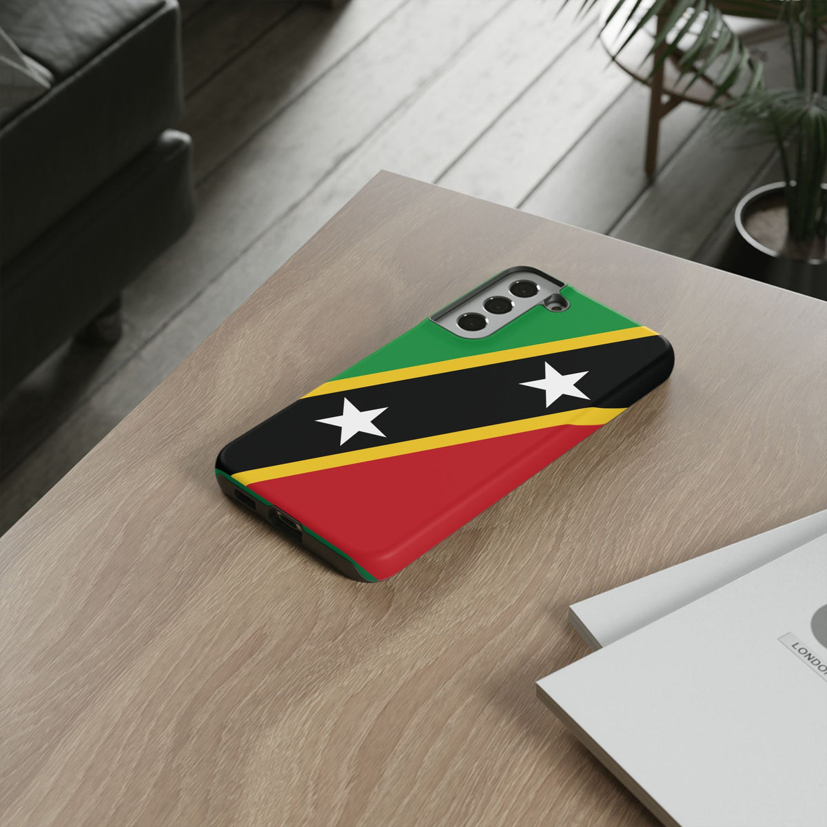 Saint Kitts and Nevis Flag Tough Phone Case - Irie Blues Boutique