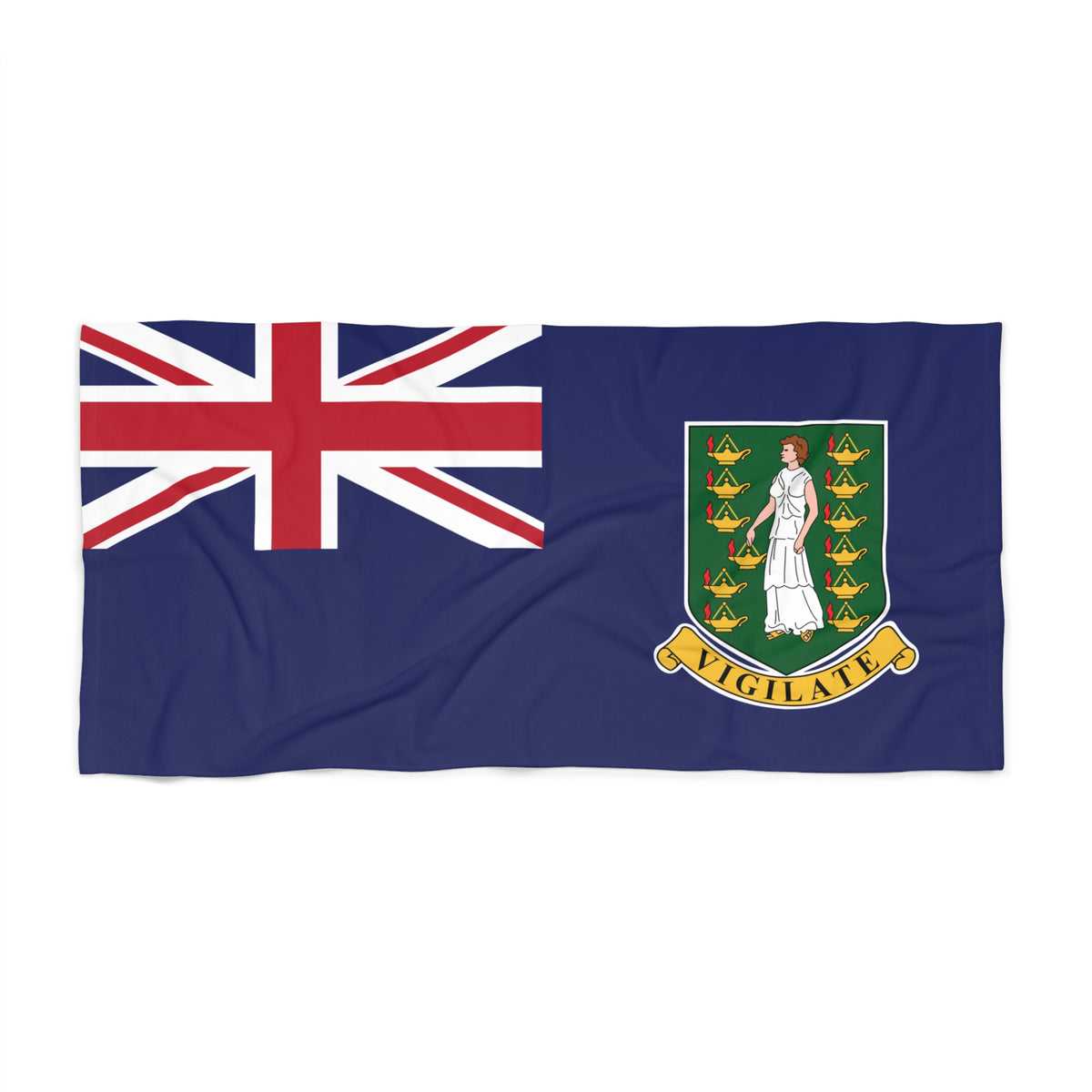 British Virgin Islands Flag Beach Towel - Irie Blues Boutique