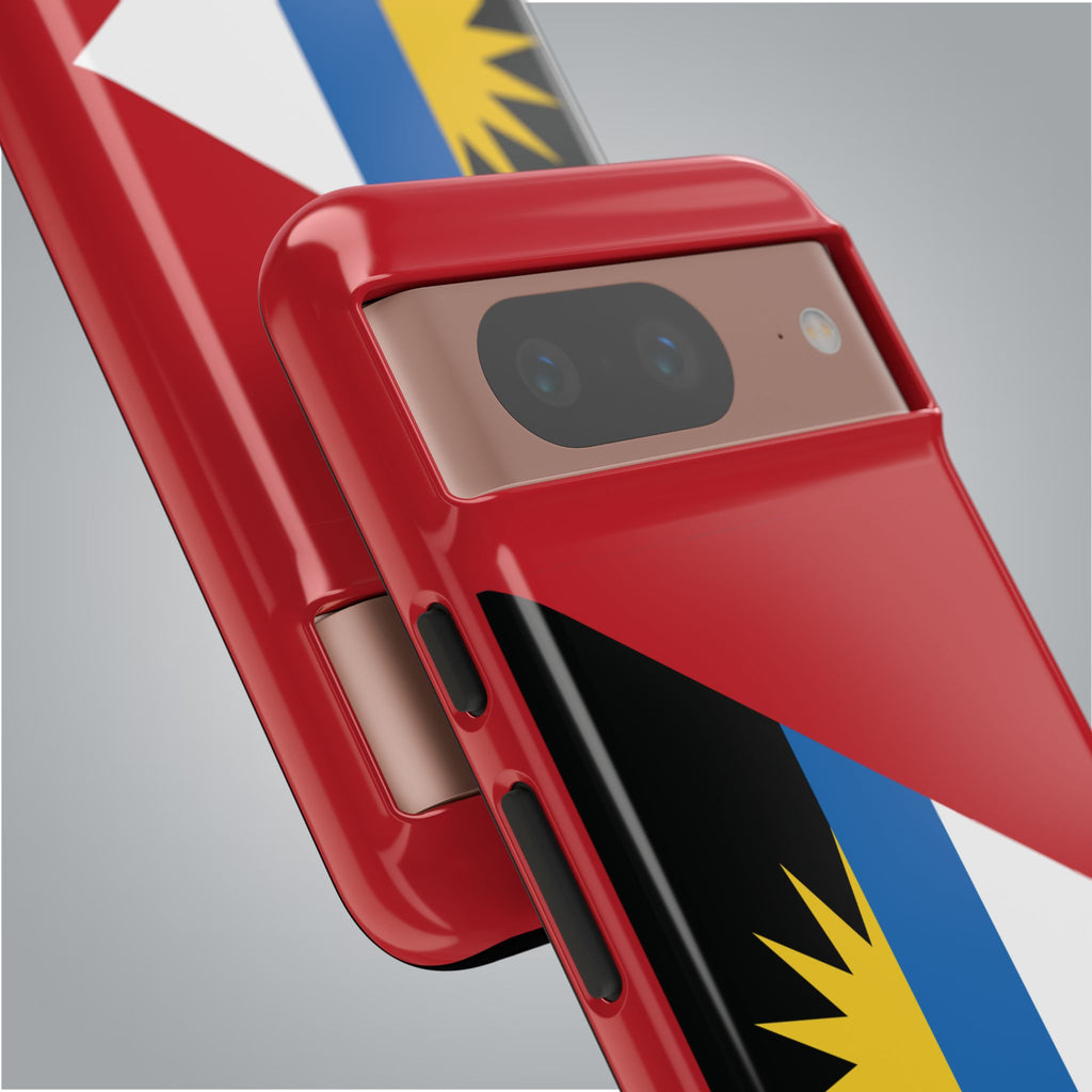 Antigua and Barbuda Flag Tough Phone Case - Irie Blues Boutique