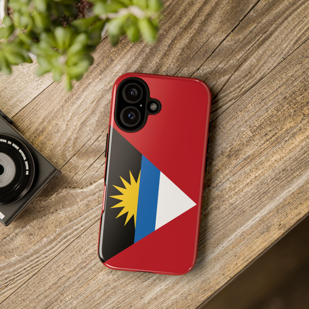 Antigua and Barbuda Flag Tough Phone Case - Irie Blues Boutique