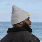 Suriname Coat of Arms Embroidered Knit Beanie - Irie Blues Boutique