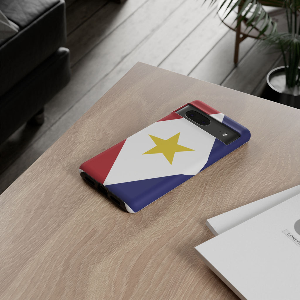 Saba Flag Tough Phone Case - Irie Blues Boutique